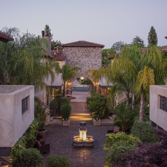 Exterior image of North Block courtyard